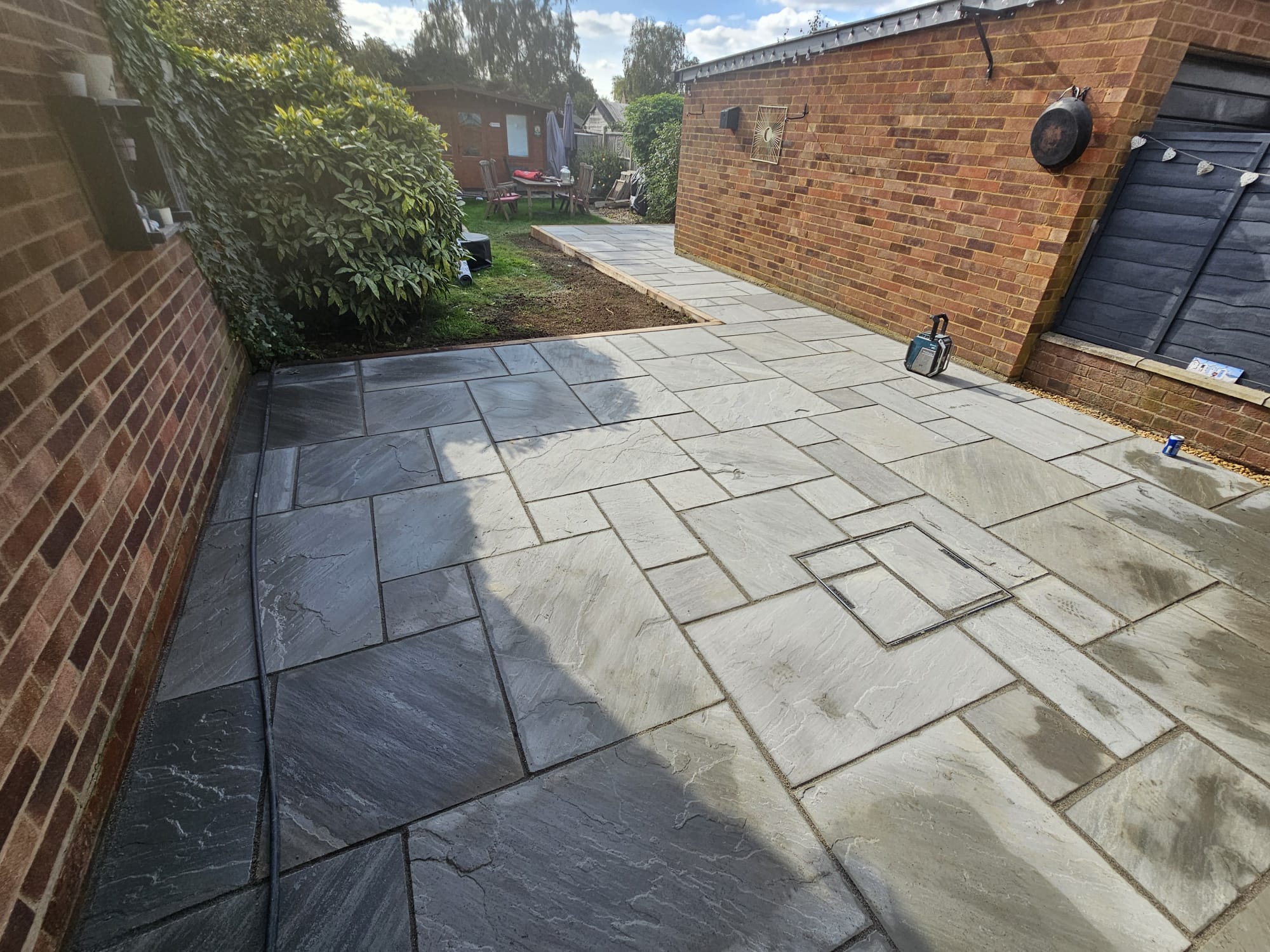 Hard and soft landscaping project by Boyde Landscaping in Bedfordshire.